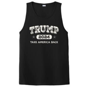 Donald Trump 2024 Take America Back Election The Return PosiCharge Competitor Tank