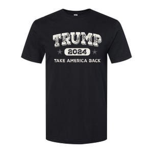 Donald Trump 2024 Take America Back Election The Return Softstyle CVC T-Shirt