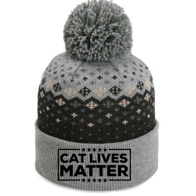 Donald Trump 2024 Cats Cat Lives Matter Trump The Baniff Cuffed Pom Beanie