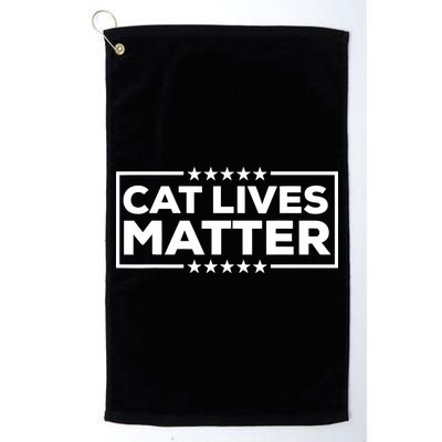 Donald Trump 2024 Cats Cat Lives Matter Trump Golf Towel