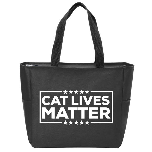Donald Trump 2024 Cats Cat Lives Matter Trump Zip Tote Bag