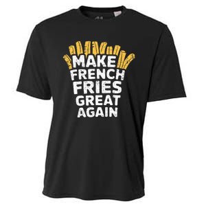 Donald Trump 2024 French Fry Make French Fries Great Again Cooling Performance Crew T-Shirt