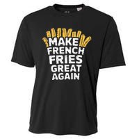 Donald Trump 2024 French Fry Make French Fries Great Again Cooling Performance Crew T-Shirt