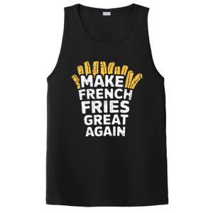 Donald Trump 2024 French Fry Make French Fries Great Again PosiCharge Competitor Tank