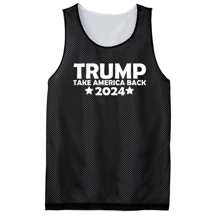 Donald Trump 2024 Take America Back Donald Trump 2024 Mesh Reversible Basketball Jersey Tank