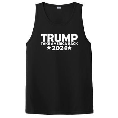 Donald Trump 2024 Take America Back Donald Trump 2024 PosiCharge Competitor Tank