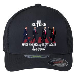 Donald Trump 2024 Take America Back Election The Return Flexfit Unipanel Trucker Cap