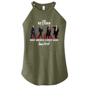 Donald Trump 2024 Take America Back Election The Return Women's Perfect Tri Rocker Tank