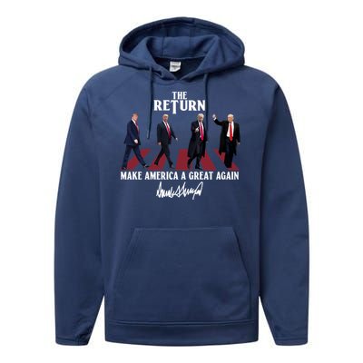 Donald Trump 2024 Take America Back Election The Return Performance Fleece Hoodie