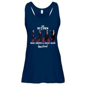 Donald Trump 2024 Take America Back Election The Return Ladies Essential Flowy Tank