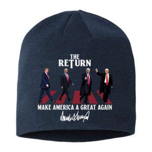 Donald Trump 2024 Take America Back Election The Return Sustainable Beanie