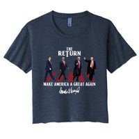 Donald Trump 2024 Take America Back Election The Return Women's Crop Top Tee