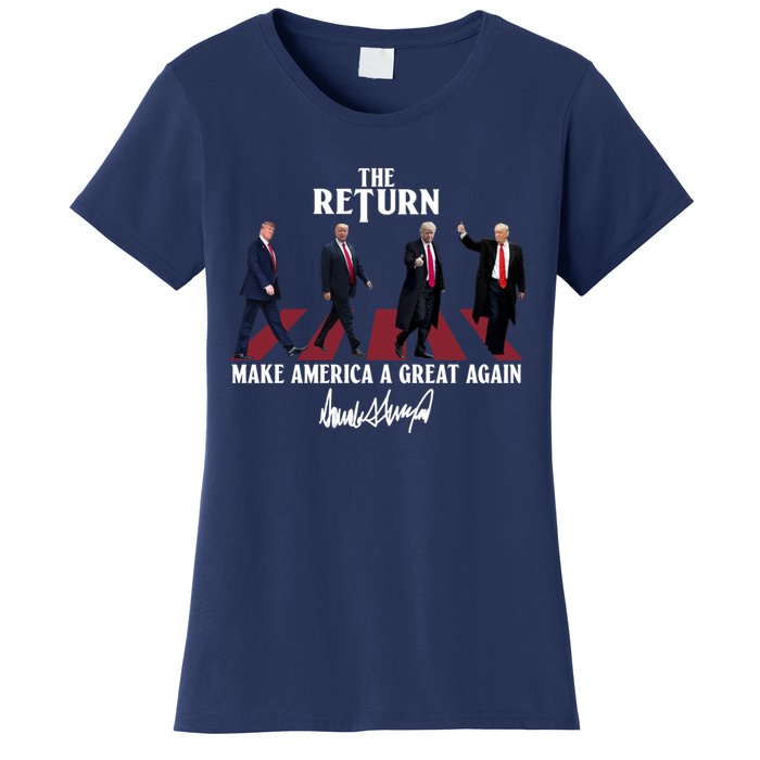 Donald Trump 2024 Take America Back Election The Return Women's T-Shirt