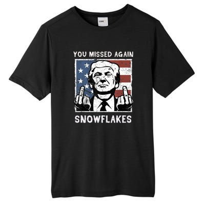 Donald Trump 2024 Missed Me Funny Conservative Tall Fusion ChromaSoft Performance T-Shirt