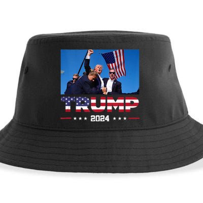 Donald Trump 2024 Survived Shooting At Election Rally Sustainable Bucket Hat