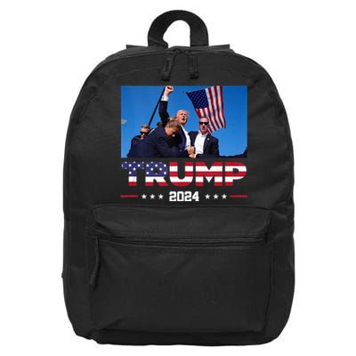 Donald Trump 2024 Survived Shooting At Election Rally 16 in Basic Backpack