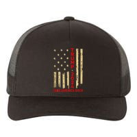 Donald Trump 2024 Take America Back American Flag Yupoong Adult 5-Panel Trucker Hat