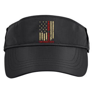 Donald Trump 2024 Take America Back American Flag Adult Drive Performance Visor