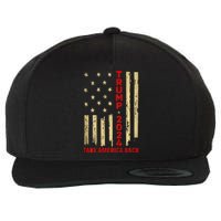 Donald Trump 2024 Take America Back American Flag Wool Snapback Cap