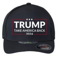 Donald Trump 2024 Take America Back USA United States Flexfit Unipanel Trucker Cap