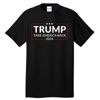 Donald Trump 2024 Take America Back USA United States Tall T-Shirt