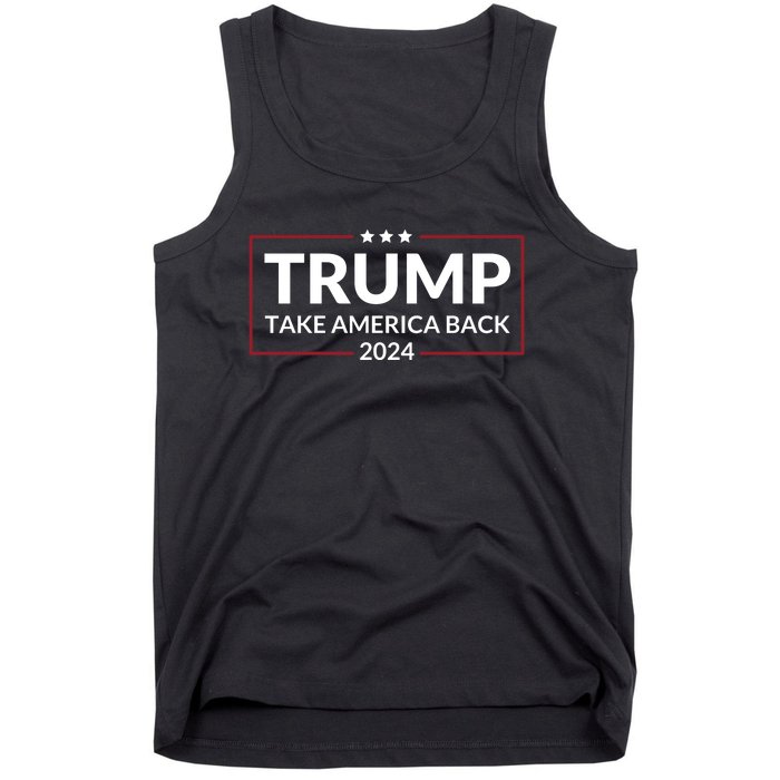 Donald Trump 2024 Take America Back USA United States Tank Top