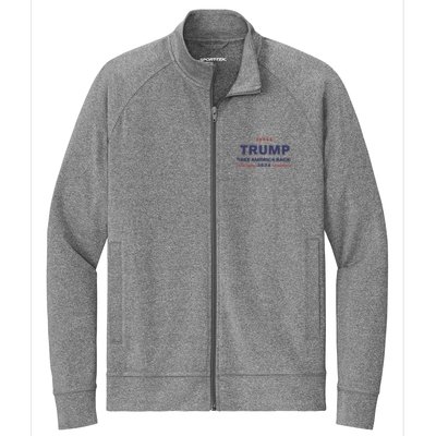 Donald Trump 2024 Take America Back Election The Return Stretch Full-Zip Cadet Jacket