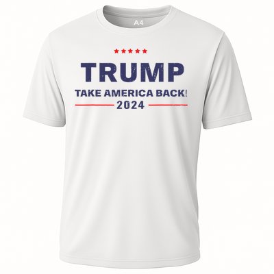 Donald Trump 2024 Take America Back Election The Return Cooling Performance Crew T-Shirt