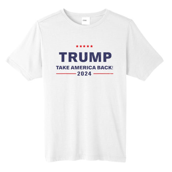 Donald Trump 2024 Take America Back Election The Return Tall Fusion ChromaSoft Performance T-Shirt