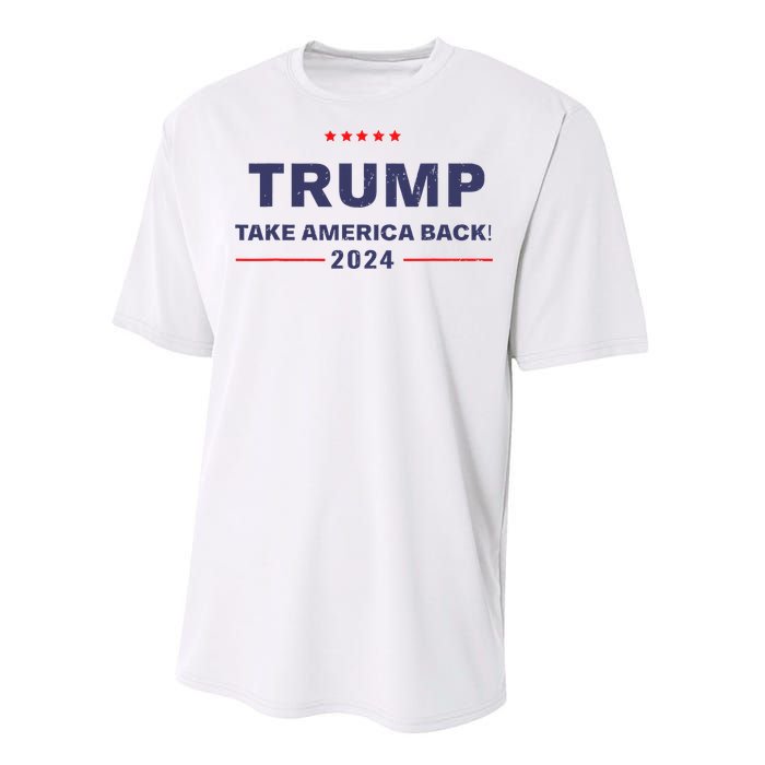 Donald Trump 2024 Take America Back Election The Return Performance Sprint T-Shirt