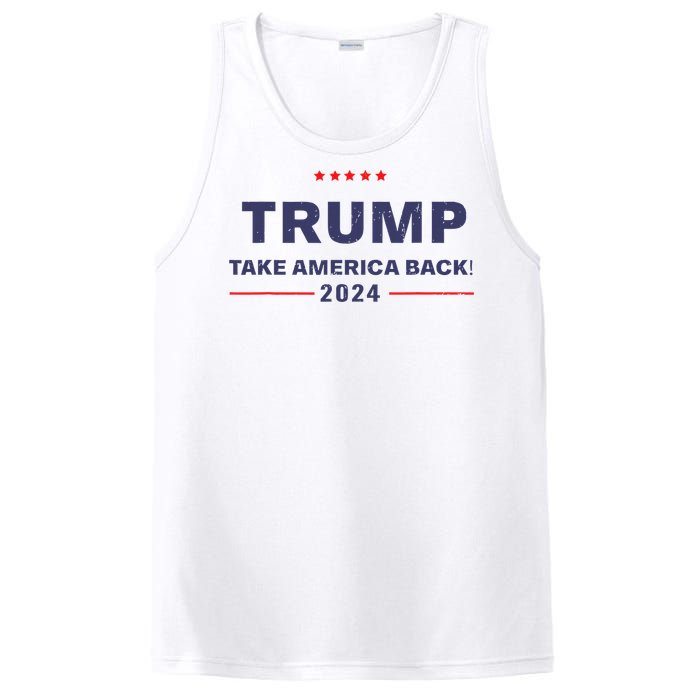 Donald Trump 2024 Take America Back Election The Return PosiCharge Competitor Tank