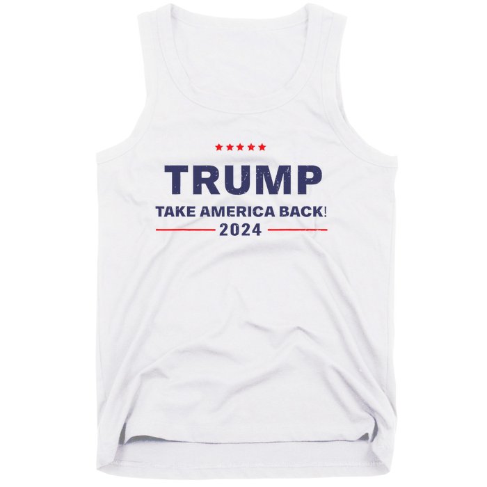 Donald Trump 2024 Take America Back Election The Return Tank Top