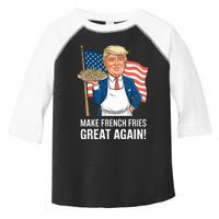 Donald Trump 2024 French Fry Make French Fries Great Again 2024 Magadonalds Toddler Fine Jersey T-Shirt