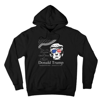 Donald Trump 2024 45th & 47th President Inauguration Day Hoodie