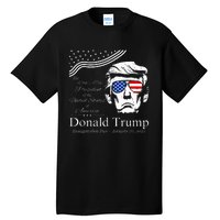 Donald Trump 2024 45th & 47th President Inauguration Day Tall T-Shirt