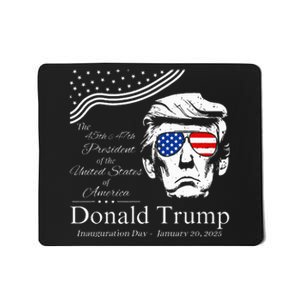 Donald Trump 2024 45th & 47th President Inauguration Day Mousepad