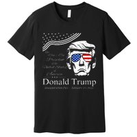 Donald Trump 2024 45th & 47th President Inauguration Day Premium T-Shirt