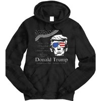 Donald Trump 2024 45th & 47th President Inauguration Day Tie Dye Hoodie