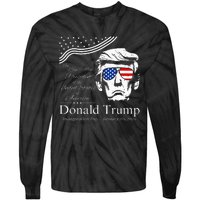 Donald Trump 2024 45th & 47th President Inauguration Day Tie-Dye Long Sleeve Shirt