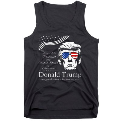 Donald Trump 2024 45th & 47th President Inauguration Day Tank Top