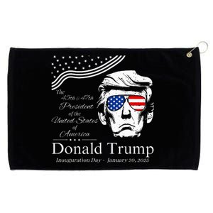 Donald Trump 2024 45th & 47th President Inauguration Day Grommeted Golf Towel