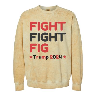 Donald Trump 2024 Trump Fight President Election Colorblast Crewneck Sweatshirt