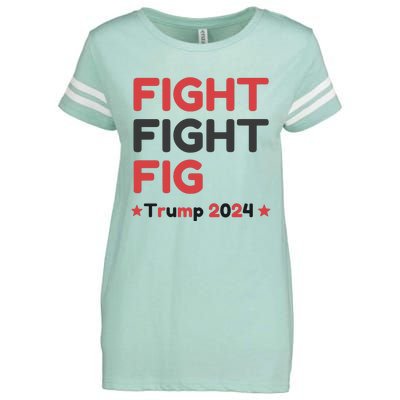 Donald Trump 2024 Trump Fight President Election Enza Ladies Jersey Football T-Shirt