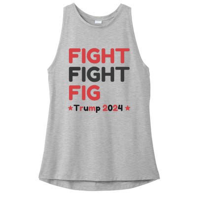 Donald Trump 2024 Trump Fight President Election Ladies PosiCharge Tri-Blend Wicking Tank