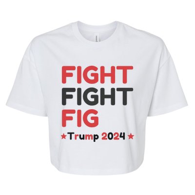 Donald Trump 2024 Trump Fight President Election Bella+Canvas Jersey Crop Tee