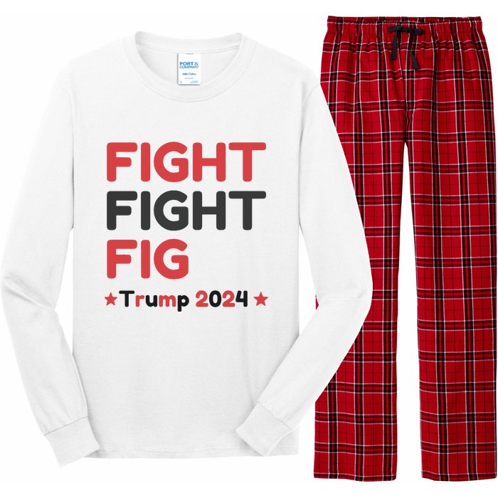 Donald Trump 2024 Trump Fight President Election Long Sleeve Pajama Set