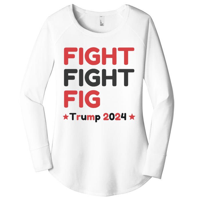 Donald Trump 2024 Trump Fight President Election Women's Perfect Tri Tunic Long Sleeve Shirt