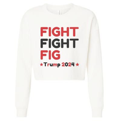 Donald Trump 2024 Trump Fight President Election Cropped Pullover Crew