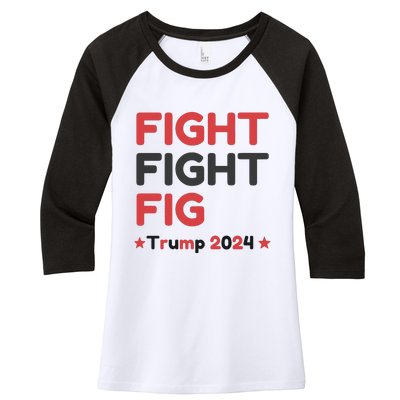 Donald Trump 2024 Trump Fight President Election Women's Tri-Blend 3/4-Sleeve Raglan Shirt