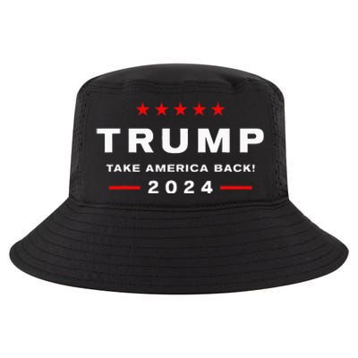 Donald Trump 2024 Take America Back Election Cool Comfort Performance Bucket Hat